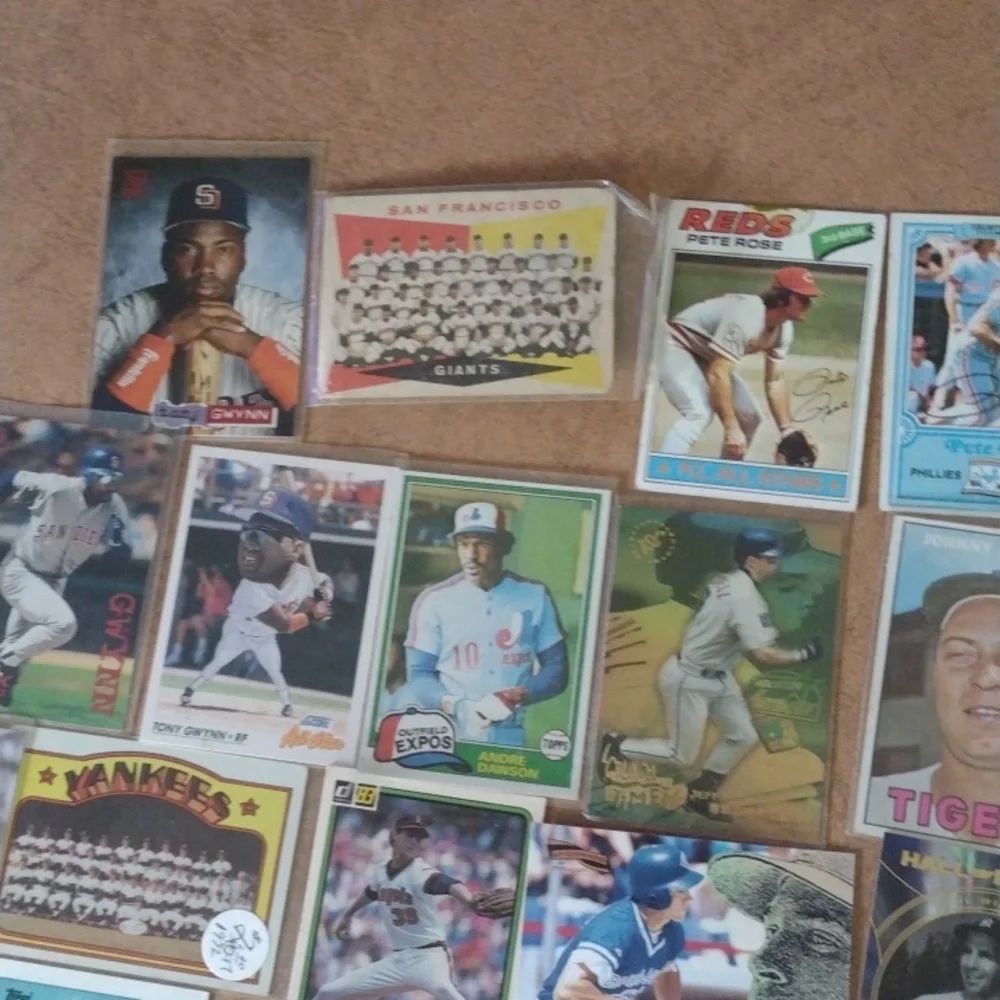 Assorted Vintage Baseball Trading Cards